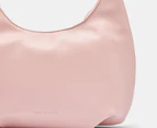 Tony Bianco Mat Hobo Shoulder Bag - Nude Pink