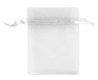 Krafters Korner 7.5x10cm Small Organza Bags 6-Pack - White