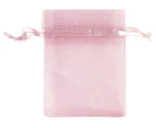 Krafters Korner 7.5x10cm Small Organza Bags 6-Pack - Pink