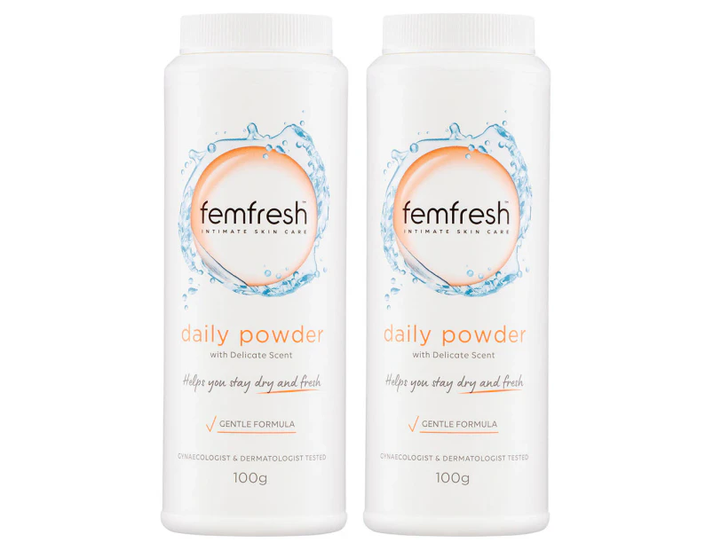 2 x Femfresh Daily Powder 100g