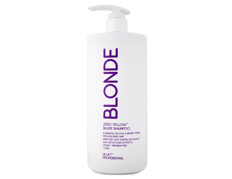 Hi Lift True Blonde Zero Yellow Pure Silver Shampoo 1L