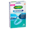 Polident Retainer & Mouthguard Daily Cleanser for Dental Appliances 36 Tabs