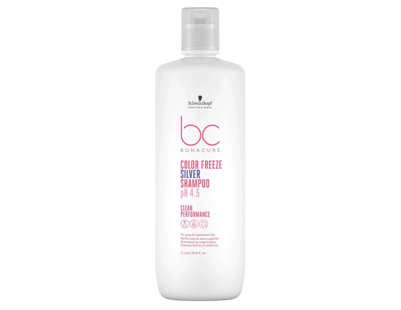 Schwarzkopf BC Bonacure Clean Performance pH 4.5 Colour Freeze Silver Shampoo 1L