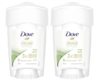 2 x Dove Clinical Protection 96-Hour Antiperspirant Cream Deodorant Fresh Touch 45mL