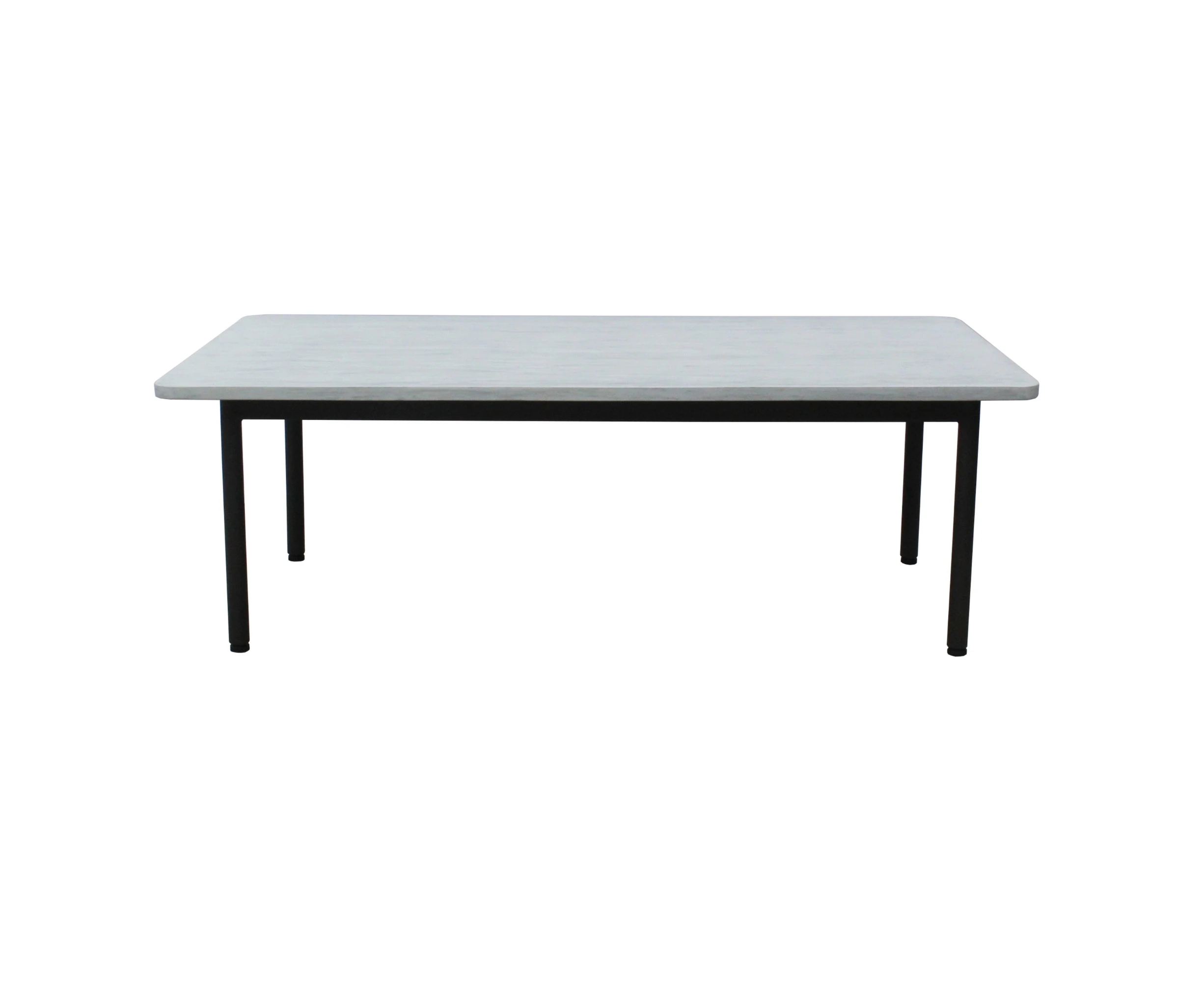 Lara 120cm Outdoor Coffee Table Glass Concrete Top