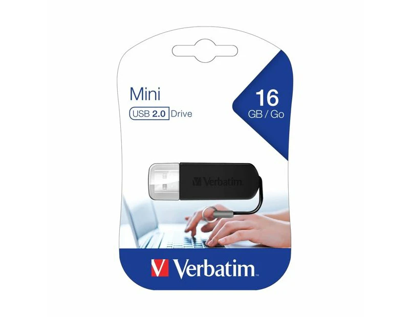 Verbatim USB 2.0 Drive - 16GB - Black