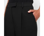 Full Length Straight Leg Pants - Preview - Black