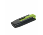 Verbatim V3 USB Drive, 64GB - Green - Green