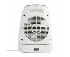 Oscillating Fan Heater - Anko - White