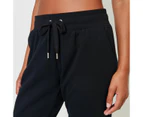 Target Active Fleece Cuffed Trackpants - Black