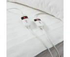 Fitted Electric Blanket, Double Bed - Anko - White