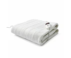 Fitted Electric Blanket, Single Bed - Anko - White