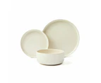 Taupe Linear 12 Piece Dinner Set - Anko