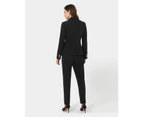 Forcast Women's Elodie Double Breasted Blazer - Black
