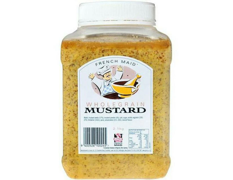 Frenchmaid Wholegrain Mustard 2.1Kg