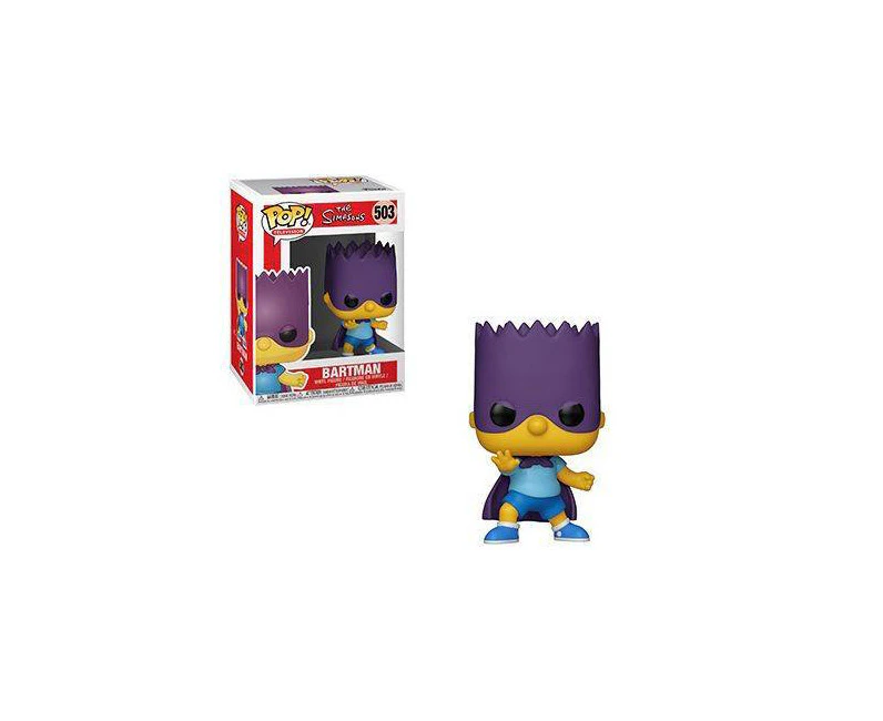 Pop! Funko 10cm Figurine Simpsons Bart Bartman #503 Vinyl Collectable Toy 3y+