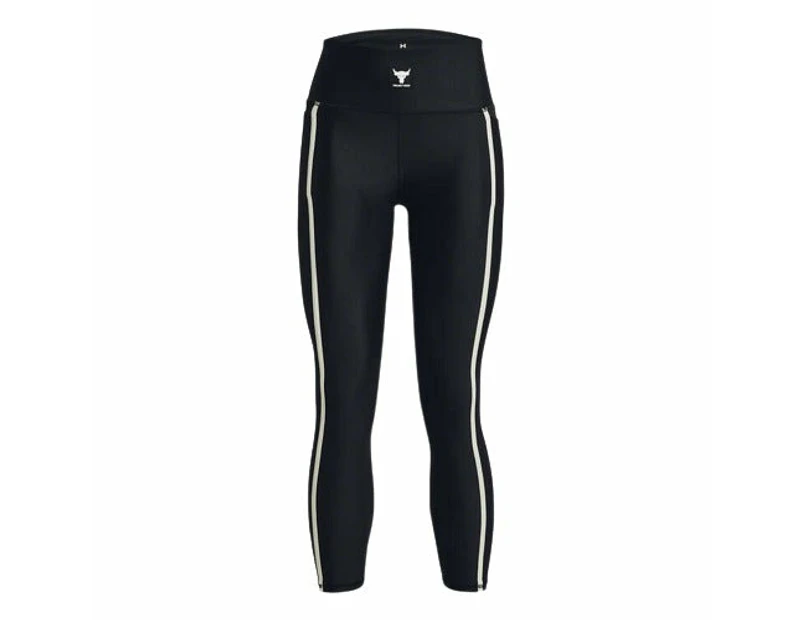 Under Armour Womens High Rise Project Rock All Train HeatGear Ankle Tights - Black