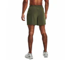 Under Armour Mens Lightweight Qualifier 5-inch Woven Training Shorts - Green