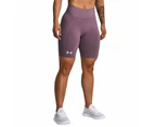 Under Armour Womens UA Train High Rise Seamless Shorts - Purple