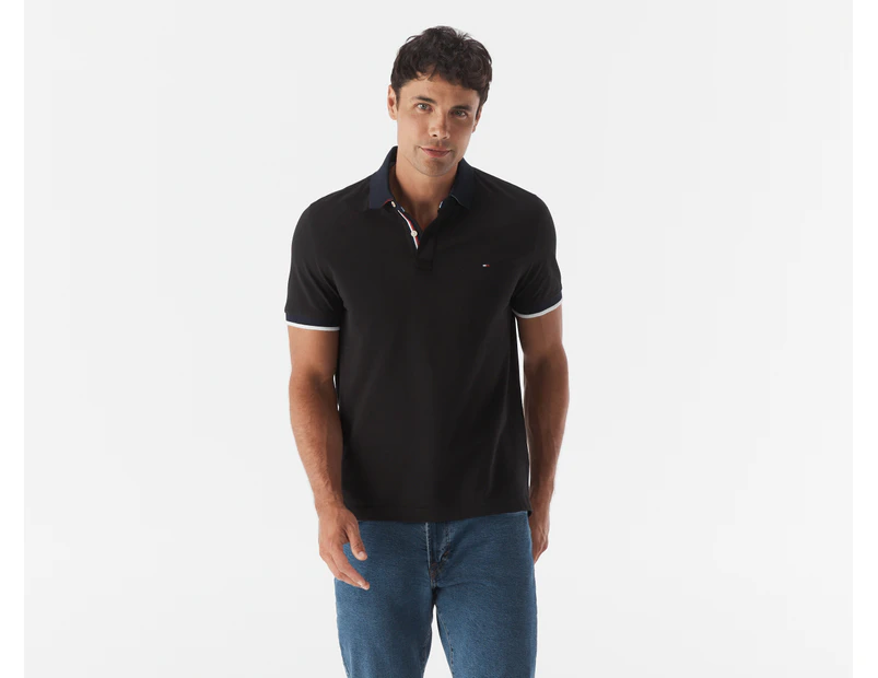 Tommy Hilfiger Men's Sanders Polo Shirt - Dark Sable | Catch.com.au