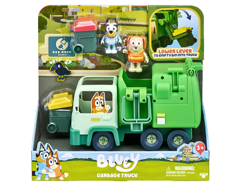 Bluey Garbage Truck Playset