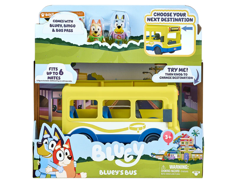 Bluey Bluey's Bus Playset w/ Figurines