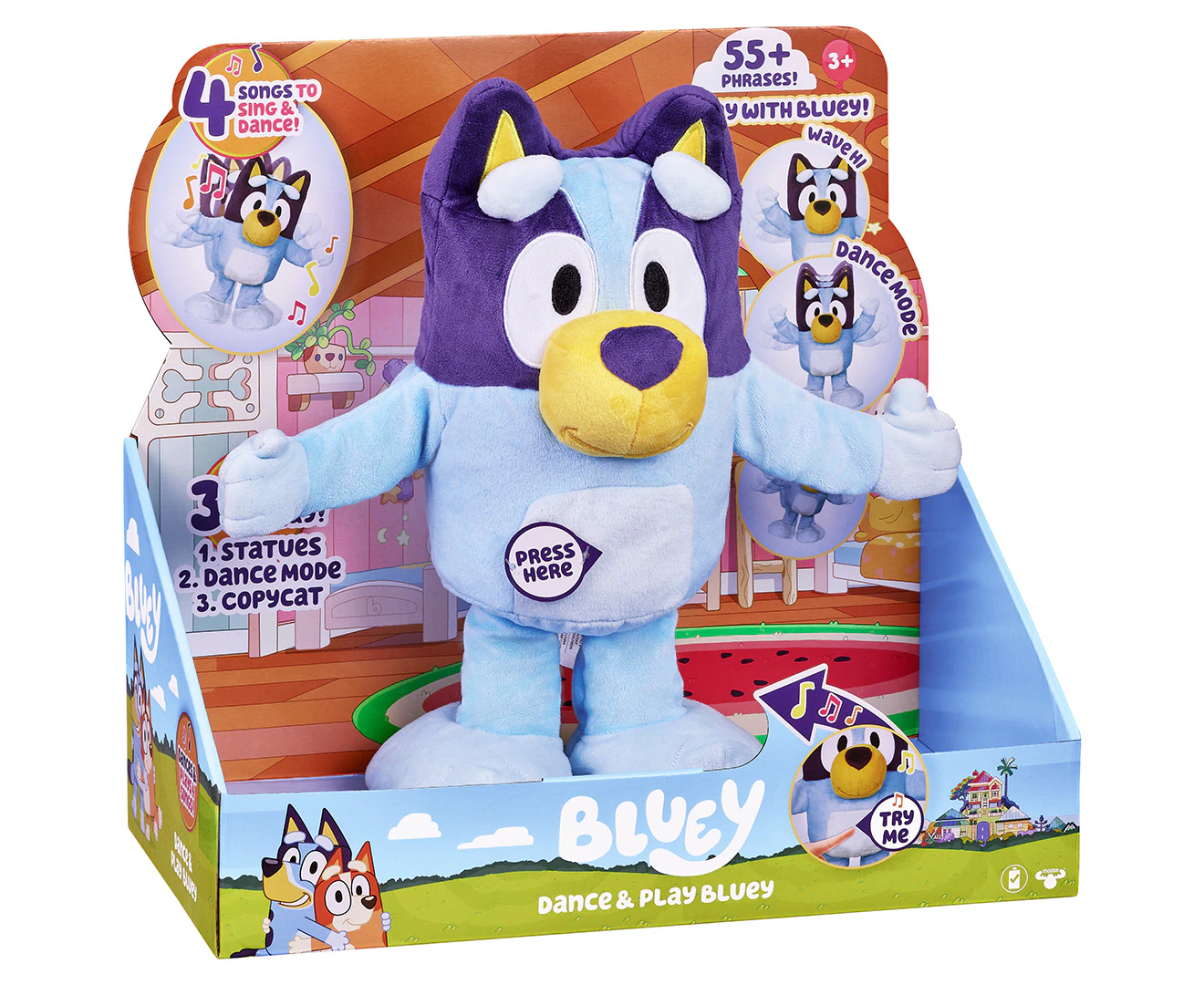 Bluey Interactive Dance & Play Plush Toy