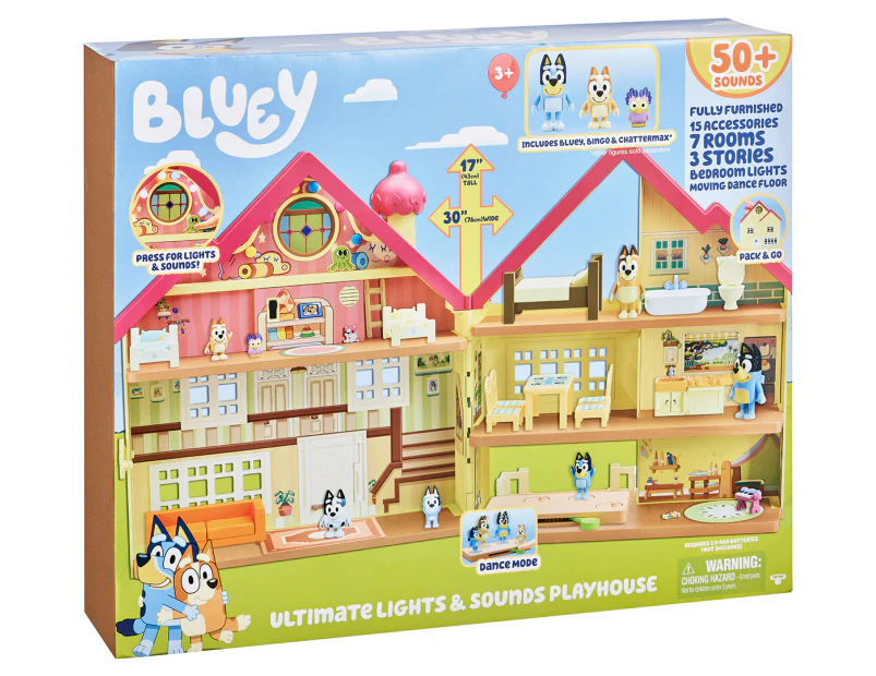 Bluey Ultimate Lights & Sounds Playhouse Playset