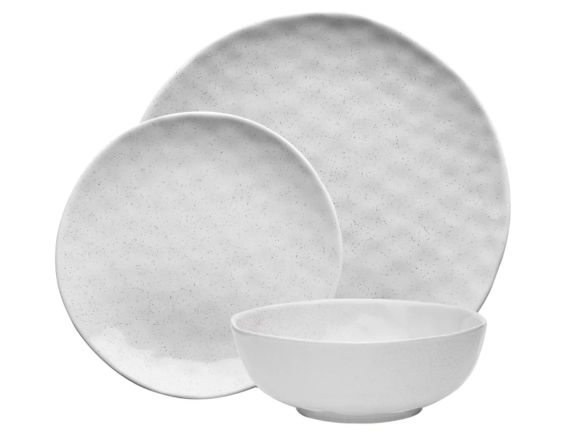 Ecology 12-Piece Speckle Dinner Set - Milk