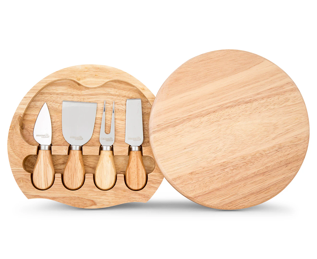 Ortega Kitchen 5-Piece Cheese Knife & Board Set