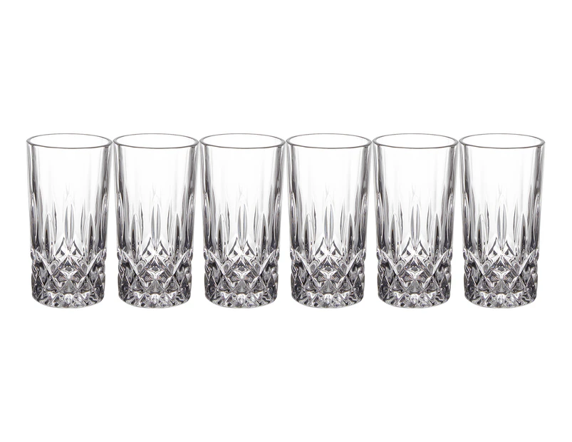 Set of 6 Maxwell & Williams 380mL Antrim Highball Glasses
