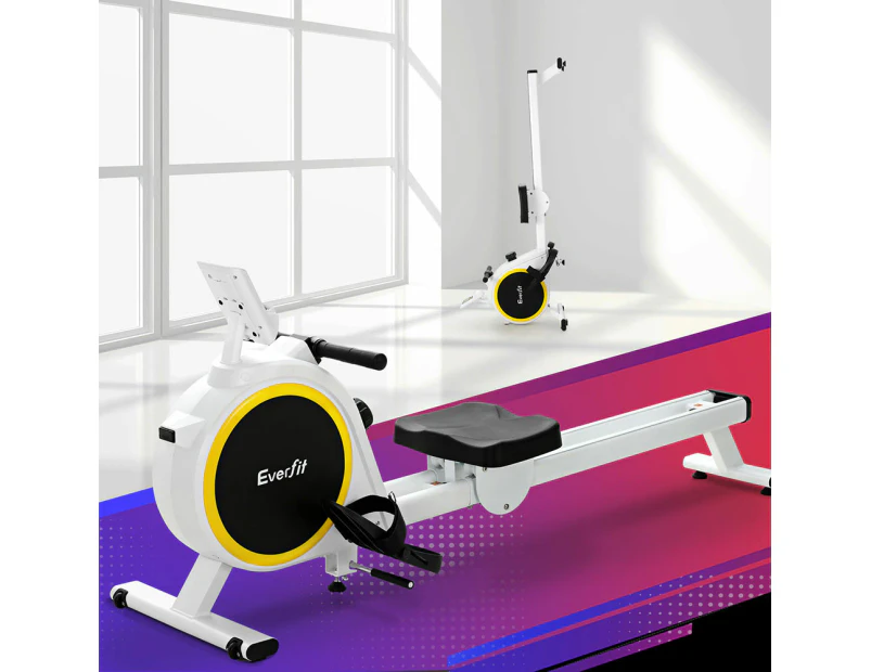 Everfit Rowing Machine 16 Levels Magnetic Rower Home Gym Cardio Workout