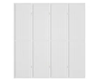 Artiss 4 Panel Room Divider Screen 164x170cm Pegboard White