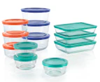 Pyrex 24-Piece Simply Store Glass Food Container Set