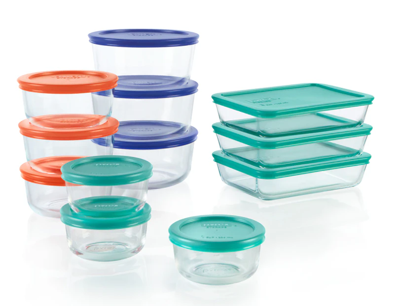 Pyrex 24-Piece Simply Store Glass Food Container Set