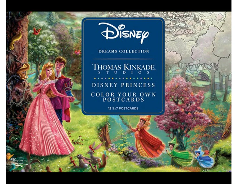 Disney Princess : Color Your Own Postcards