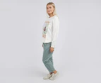 Elm Women's Wildflower Crew Sweatshirt - Winter White