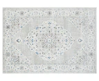 Rug Culture 230x160cm Emotion 77 Silk Look Transitional Rug - Silver