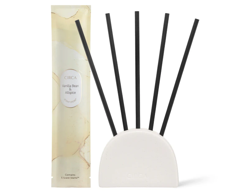 Circa Vanilla Bean & Allspice Scent Stems Replacement Diffuser