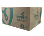 Pampers Baby Dry Nappies Size 4 9-14kg (3x58) 174'S