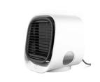 Vibe Geeks USB Mini Air Conditioner Air Cooling Fan for Home and Office Use - Green