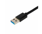 4 Port USB 3.0 Hub - Anko - Clear