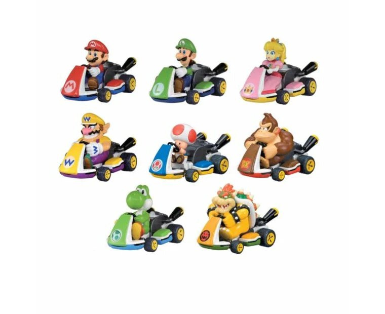 MarioKart Pull Back Racers 2 inch Blind Capsule