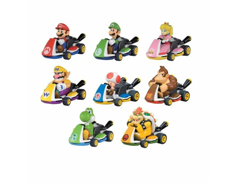 Nintendo - Mario Kart Pull Back Racers Blind Capsulkes