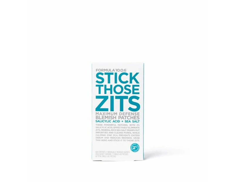 Formula 10.0.6 Stick Those Zits Spot Patches 60 Pack