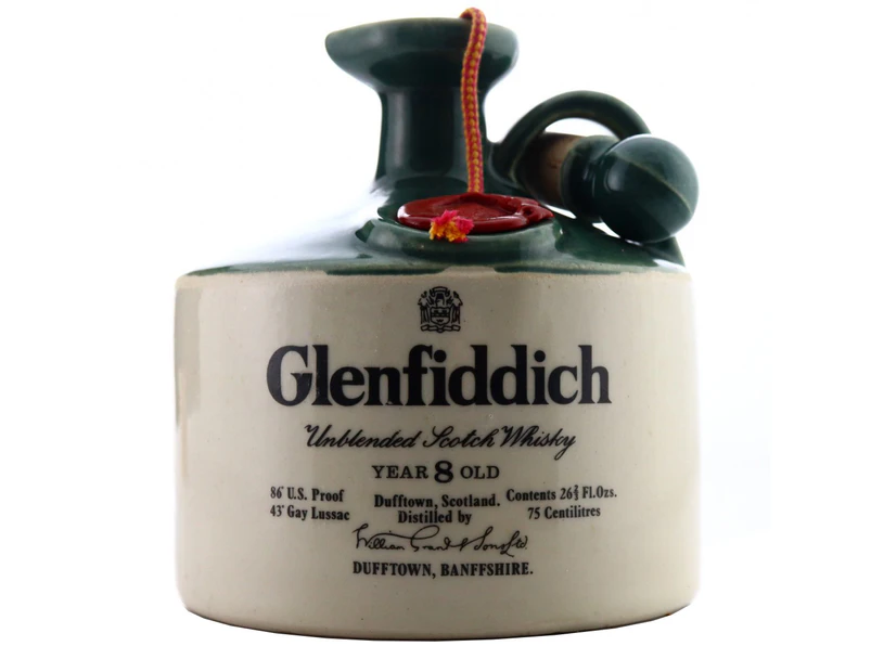 Glenfiddich 8 Year Old Decanter 1970s 750ml