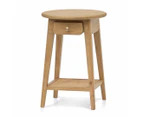 Staci Round Side Table - Natural