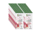 20 x Garnier SkinActive Hyaluronic Acid Sheet Face Mask 15g - Watermelon Extract