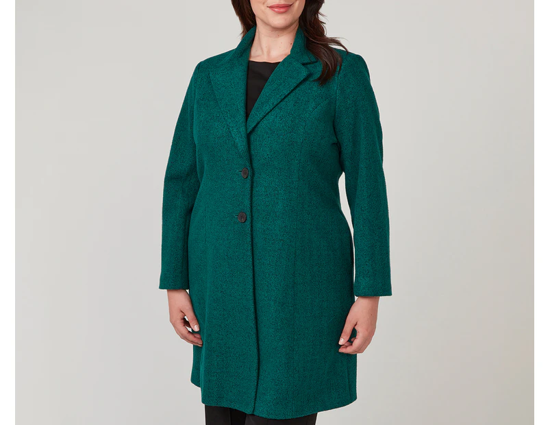 Estelle Women's Forest Coat - Forest Green