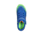 Skechers Boys' S-Lights: Flex-Glow Bolt Sneakers - Royal/Multi